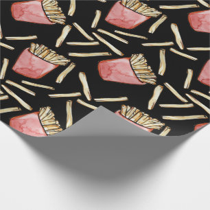 Papier Cadeau Les frites françaises sont géniales