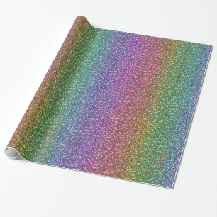 Papier Cadeau Les grandes parties scintillantes de Faux