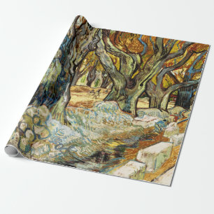 Papier Cadeau Les Grands Platanes Par Vincent Van Gogh 