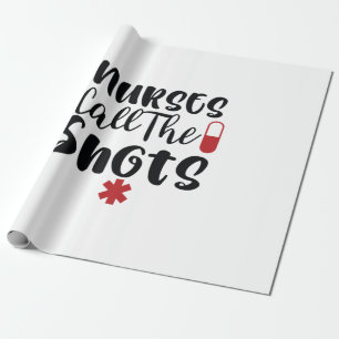 Papier Cadeau Les Infirmières-Cadeaux Appelent Les Chaussures