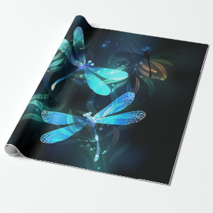 Papier Cadeau Les libellules du lac