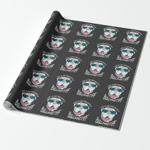 Papier Cadeau Les lunettes de soleil de Bullmastiff Amoureux des