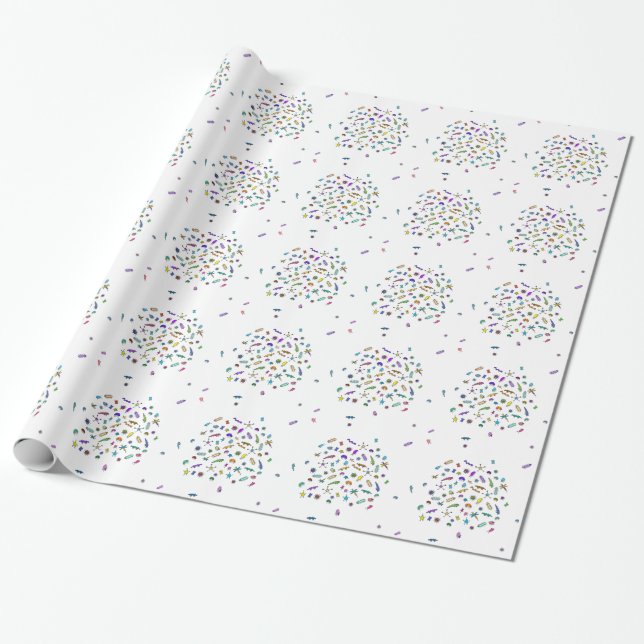 Papier Cadeau Les mini-bugs et les petites bêtes errantes (Déroulé)