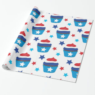 Papier Cadeau Les petits gâteaux patriotiques