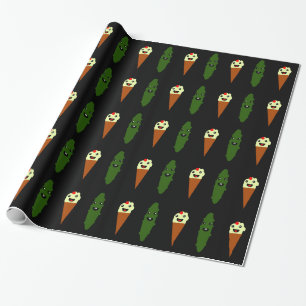Papier Cadeau Les pilules et la glace