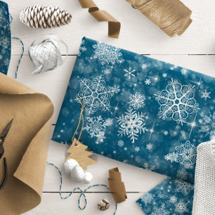 Papier Cadeau Les plus beaux flocons de neige Choisissez n'impor