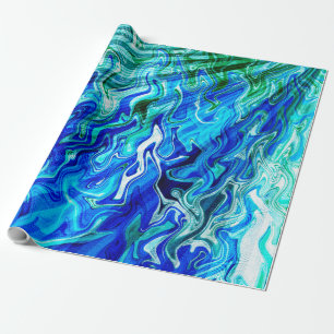 Papier Cadeau Les rayons de la mer......