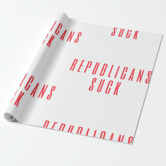 Papier Cadeau Les Républicains Chient ! Citation Politique Pour