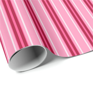 Papier Cadeau Les touches modernes du milieu du siècle, rose et