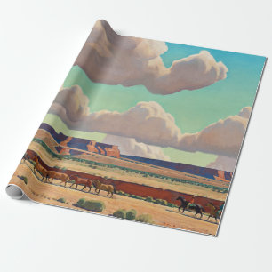Papier Cadeau Les vastes terres de Navajo par Maynard Dixon