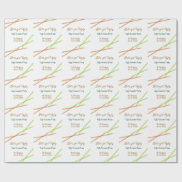 Papier Cadeau Let's get ugly Christmas ugly sweater Partyorange