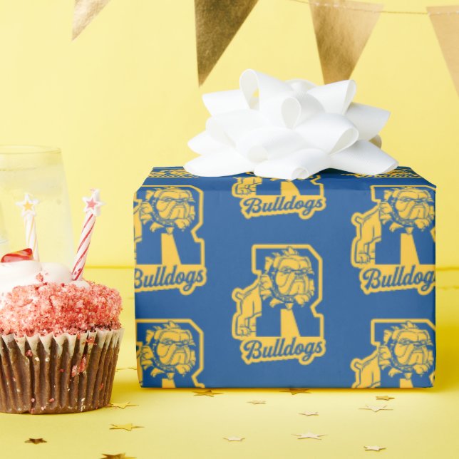Papier Cadeau Letterman Riverdale Bulldogs (Fête d'anniversaire)