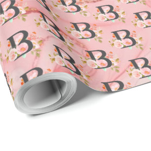 Papier Cadeau Lettre B