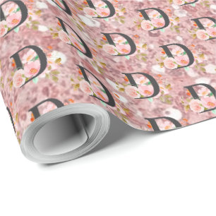 Papier Cadeau Lettre D