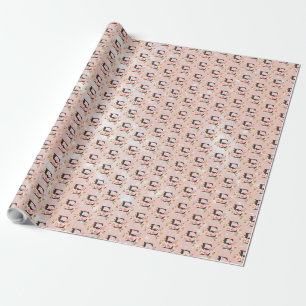 Papier Cadeau Lettre E