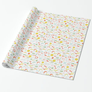 Papier Cadeau Lettres amusantes