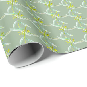 Papier Cadeau L'eucalyptus botanique part du motif d'art