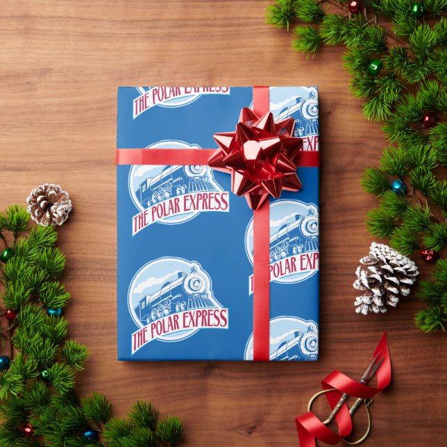 Papier Cadeau L'Express polaire | Insigne de train (Cadeau de vacances)