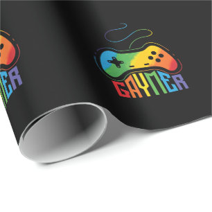 Papier Cadeau LGBT Homo Gaymer