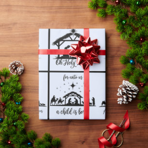 Papier Cadeau L'histoire de Noël