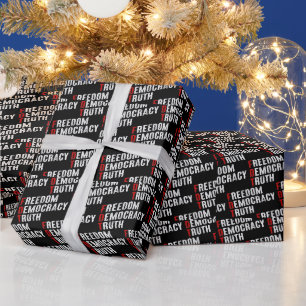 Papier Cadeau Liberté Démocratie Vérité