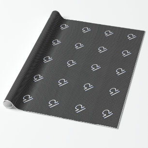 Papier Cadeau Libra Zodiac Connexion en fibre de carbone