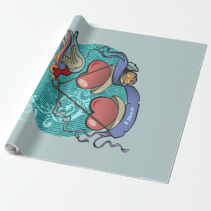 Papier Cadeau Libra zodiac en tatouage - Cute Libra Zodiac Lover