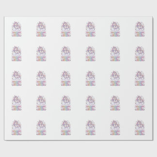 Papier Cadeau Licorne Je ne suis pas bizarre, je suis licorne de