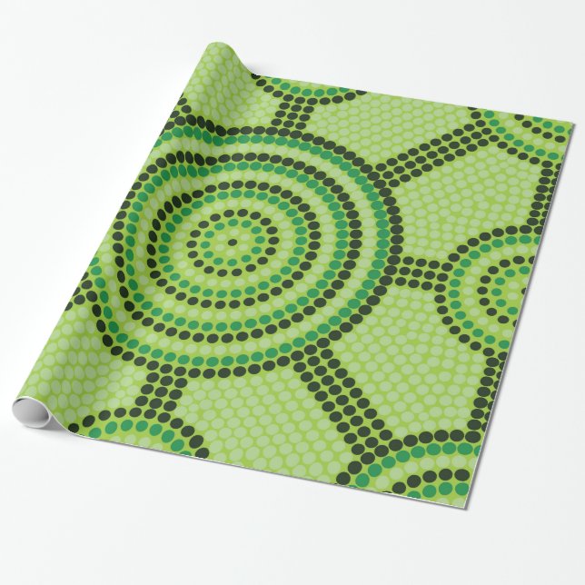 Papier Cadeau Lieu de rencontre autochtone Forêt-tropicale (Déroulé)