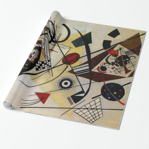 Papier Cadeau Ligne transversale d'art abstrait de Kandinsky