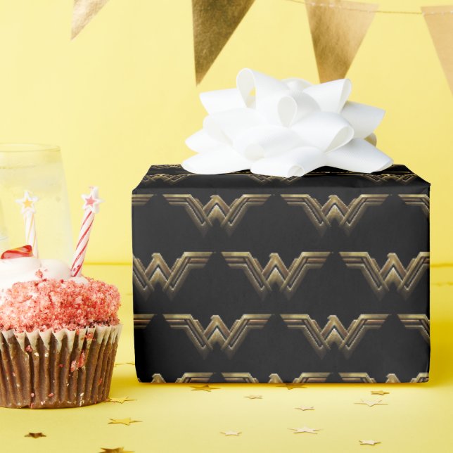 Papier Cadeau Ligue de Justice | Symbole métallurgique Wonder Wo (Fête d'anniversaire)