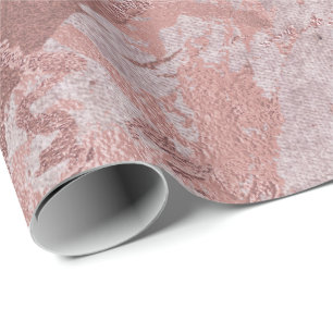 Papier Cadeau Lilac Gris Grungy Marbre brillant Métallurgique