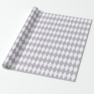 Papier Cadeau Lilas français et blanc de harlequin de pays
