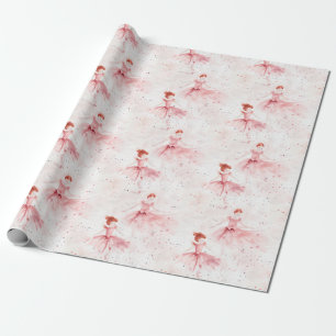 Papier Cadeau Little Ballerina #8 - Read Head Girl