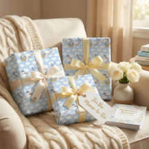 Livraison de la cigogne Bébé Papier à envelopper -