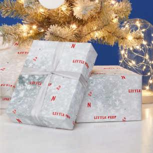 Papier Cadeau Livraison Spéciale Du Pôle Nord Snowy Icy