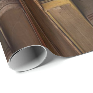 Papier Cadeau Livres en papier glacé