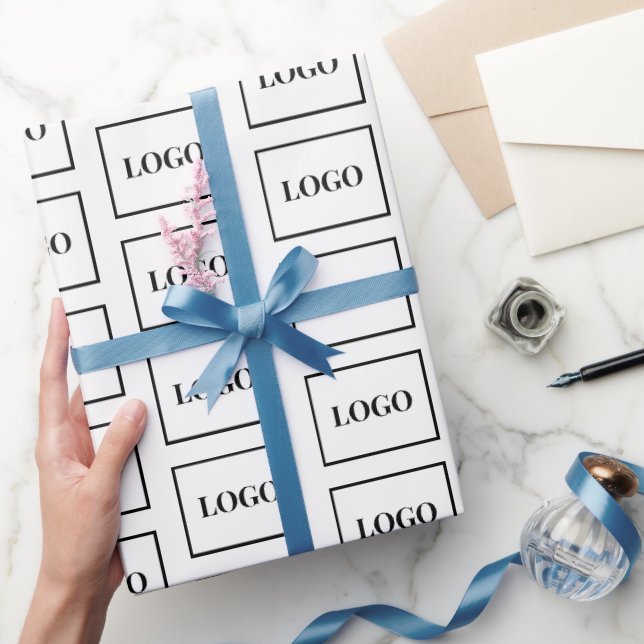 Papier Cadeau Logo d'entreprise personnalisé (Cadeaux)