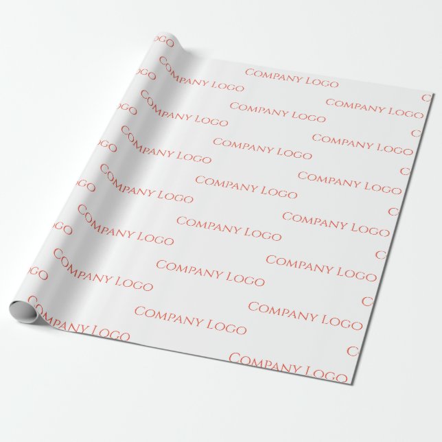 Papier Cadeau Logo d'entreprise personnalisé (Déroulé)