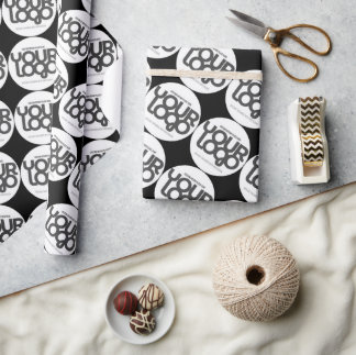 Papier Cadeau Logo d'entreprise personnalisé