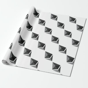 Papier Cadeau Logo d'Ethereum seulement
