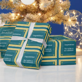 Papier Cadeau Logo élégant, photo et étoiles, félicitations sarc