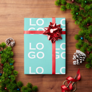 Papier Cadeau Logo personnalisé Entreprise ou Société Sarcelle