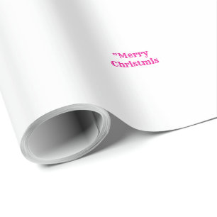 Papier Cadeau Logo personnalisé simple et élégant ici compagnie