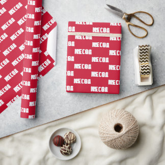 Papier Cadeau Logo rouge de Jacksonville State University Gameco