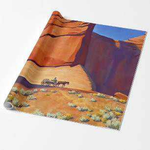 Papier Cadeau “Lonesome Journey” œuvre d'art western de Maynard
