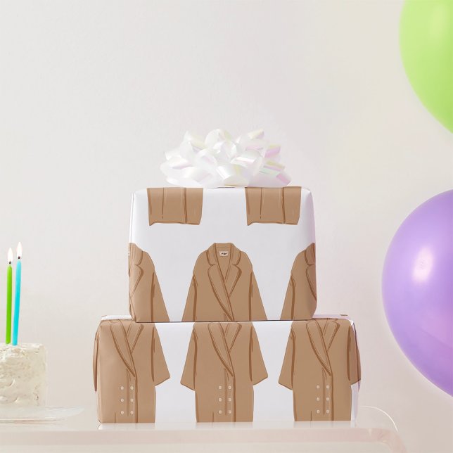 Papier Cadeau Long manteau de printemps (Créateur téléchargé)