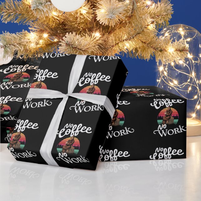 Papier Cadeau Louveur de café (Vacances)