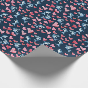 Papier Cadeau Louveur de requins