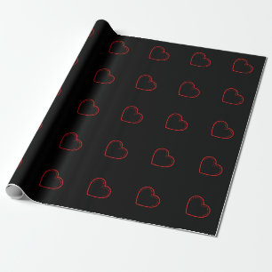 Papier Cadeau Love Heart Red Valentine's